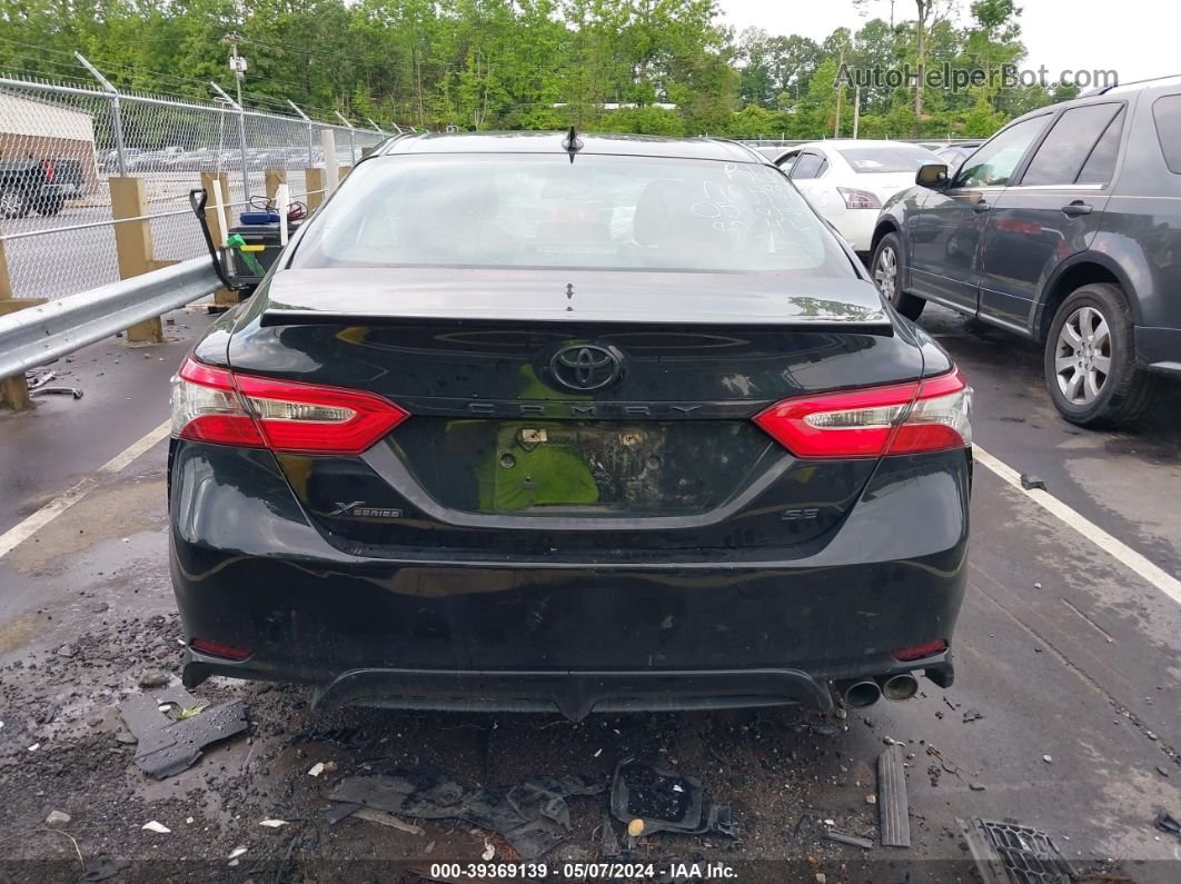 2019 Toyota Camry Se Black vin: 4T1B11HK4KU788242