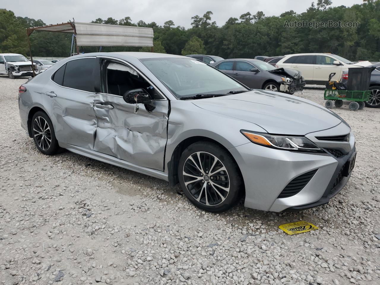 2019 Toyota Camry L Silver vin: 4T1B11HK4KU797944