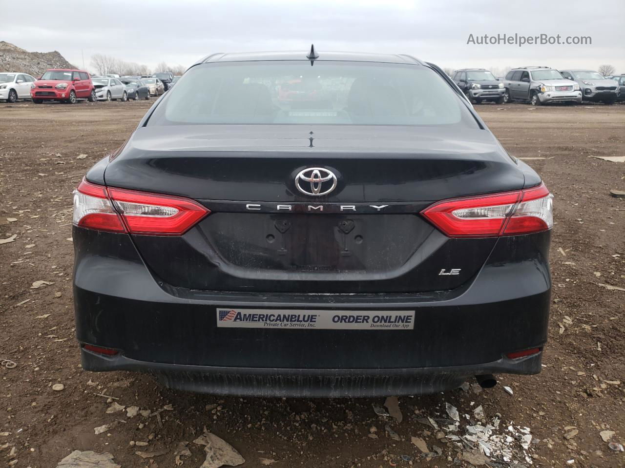 2019 Toyota Camry L Black vin: 4T1B11HK4KU830974