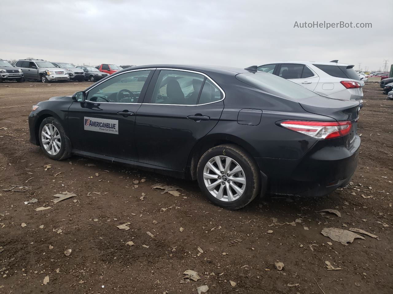 2019 Toyota Camry L Черный vin: 4T1B11HK4KU830974