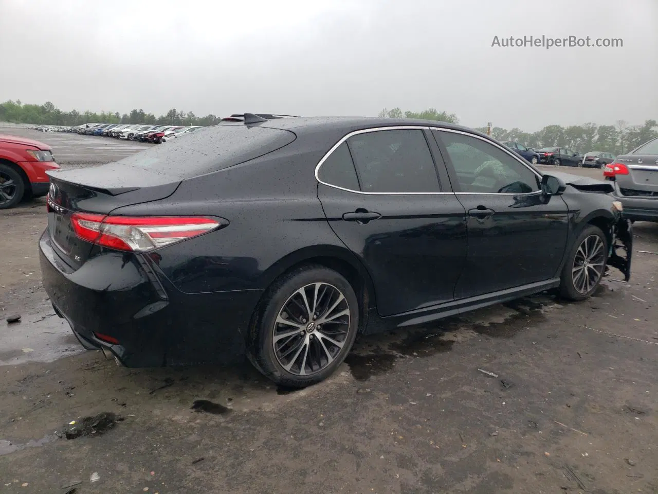 2019 Toyota Camry L Черный vin: 4T1B11HK4KU856300