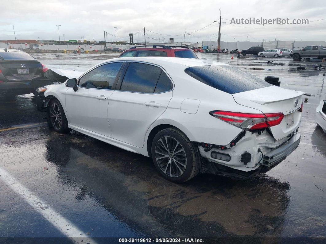 2019 Toyota Camry Se White vin: 4T1B11HK5KU162795