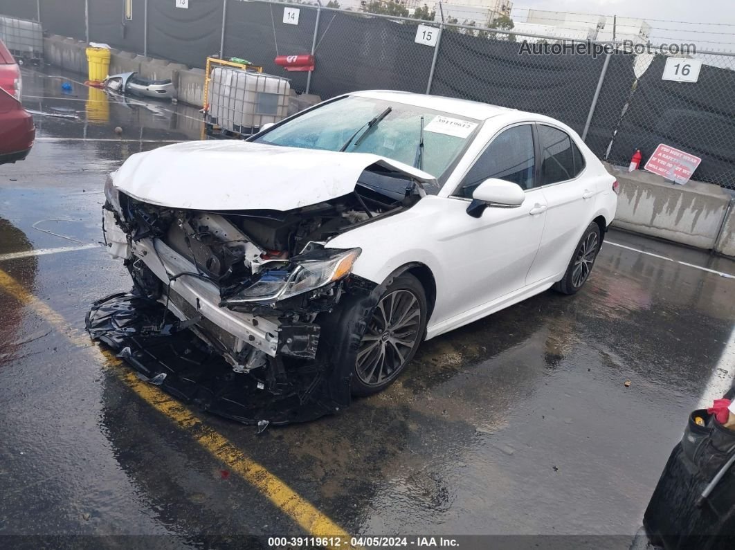 2019 Toyota Camry Se White vin: 4T1B11HK5KU162795