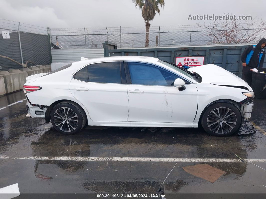 2019 Toyota Camry Se White vin: 4T1B11HK5KU162795