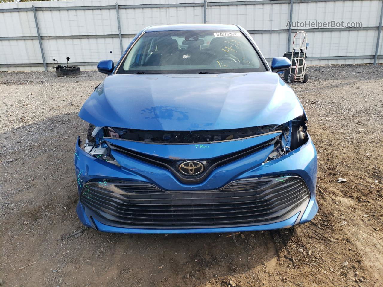 2019 Toyota Camry L Blue vin: 4T1B11HK5KU163316