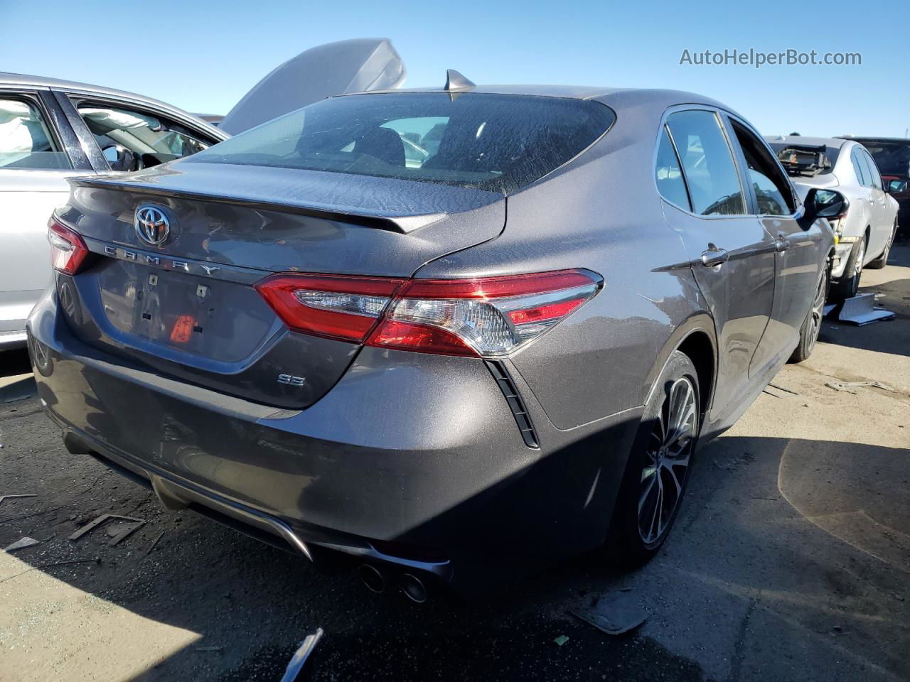 2019 Toyota Camry L Charcoal vin: 4T1B11HK5KU168256