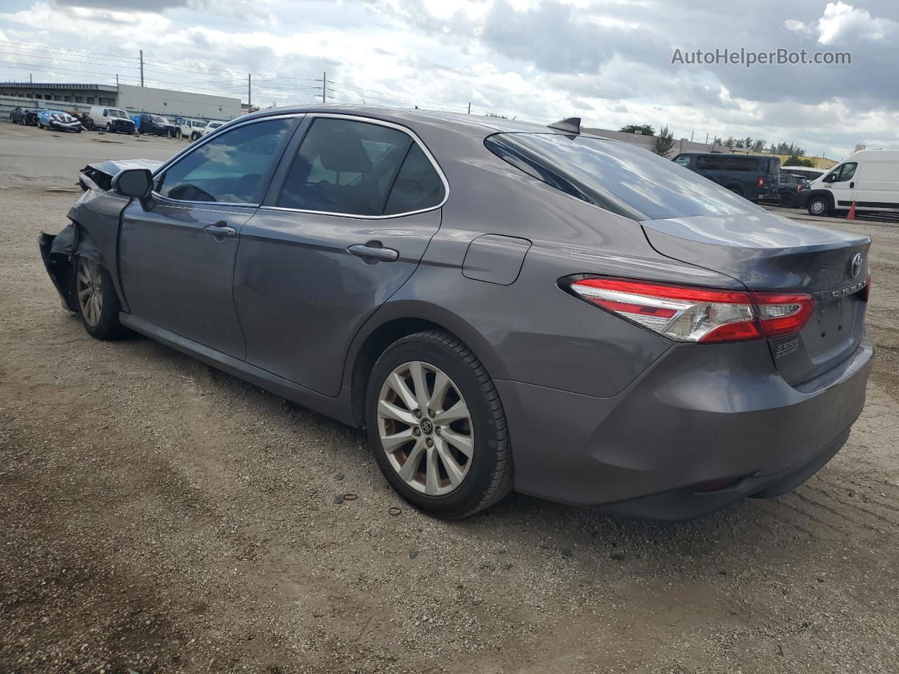 2019 Toyota Camry L Gray vin: 4T1B11HK5KU175689