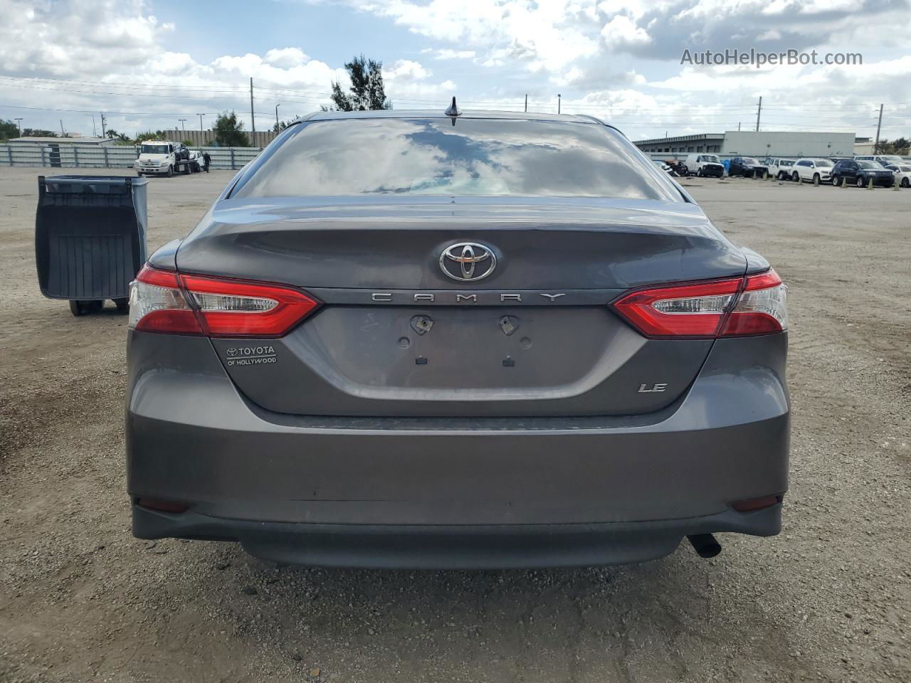 2019 Toyota Camry L Gray vin: 4T1B11HK5KU175689