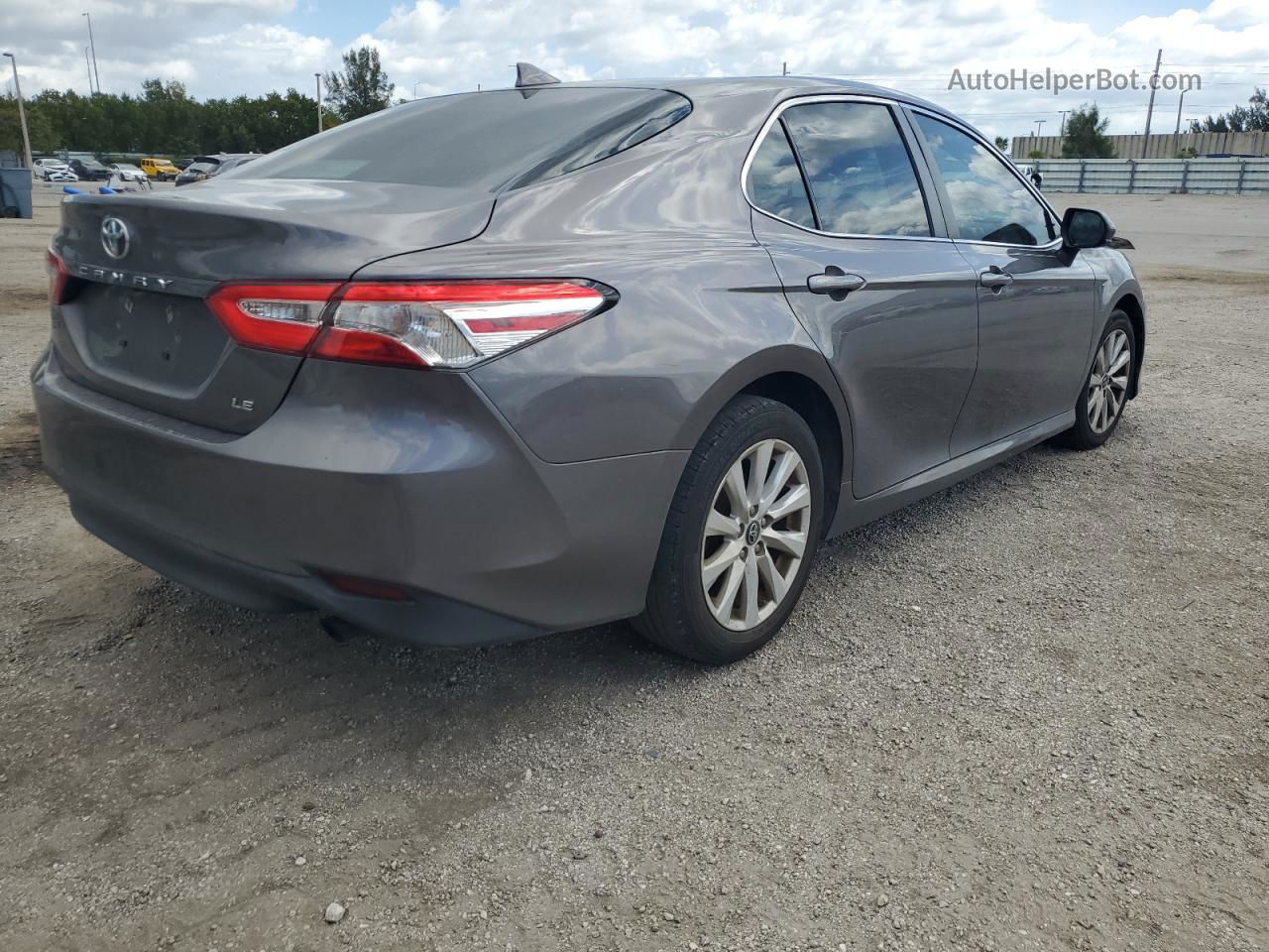 2019 Toyota Camry L Gray vin: 4T1B11HK5KU175689