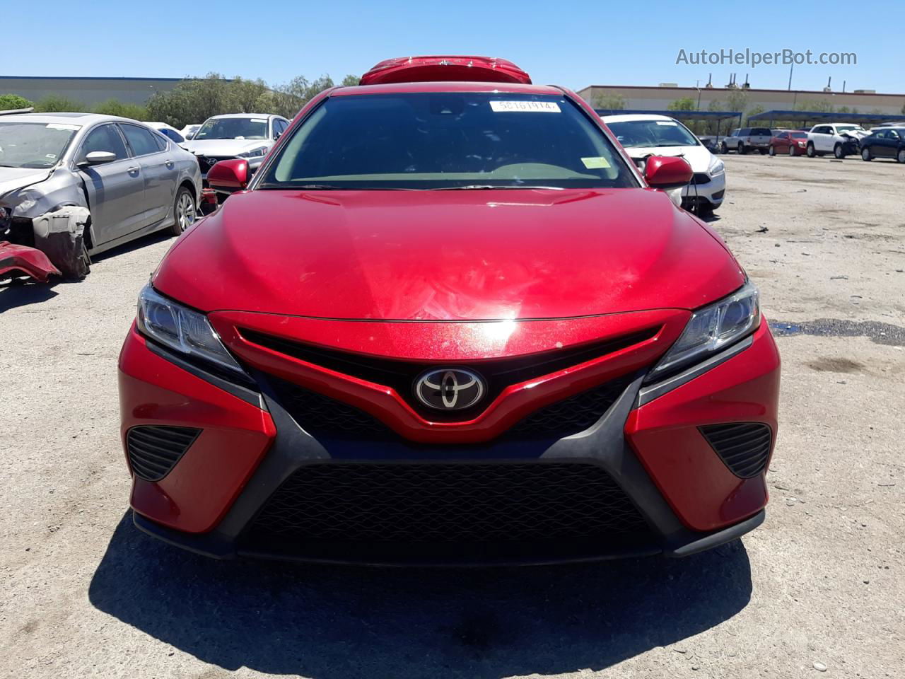 2019 Toyota Camry L Red vin: 4T1B11HK5KU209680