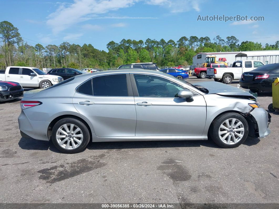 2019 Toyota Camry Le Silver vin: 4T1B11HK5KU224695