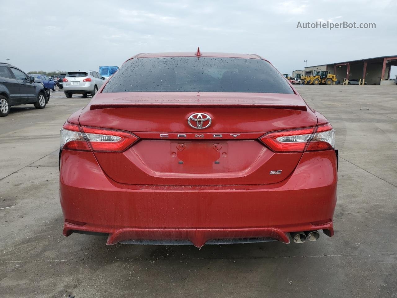 2019 Toyota Camry L Red vin: 4T1B11HK5KU231632