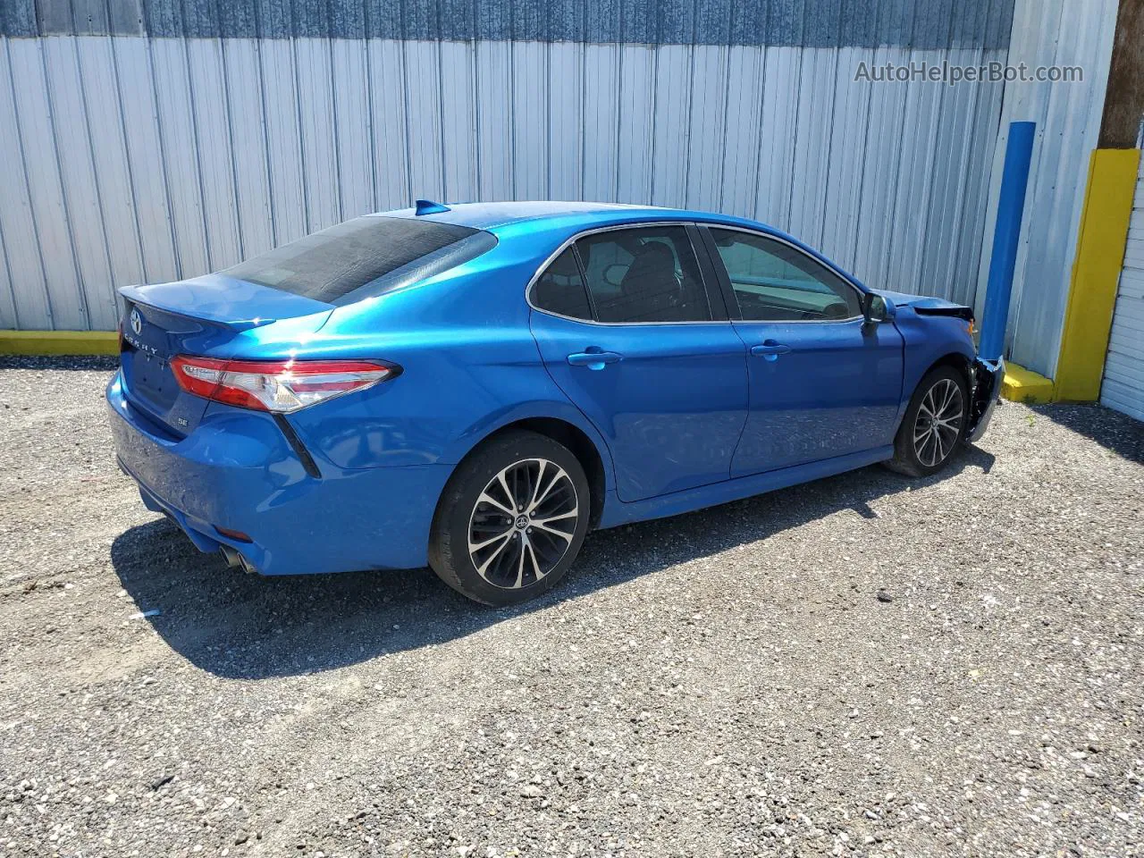 2019 Toyota Camry L Blue vin: 4T1B11HK5KU240024