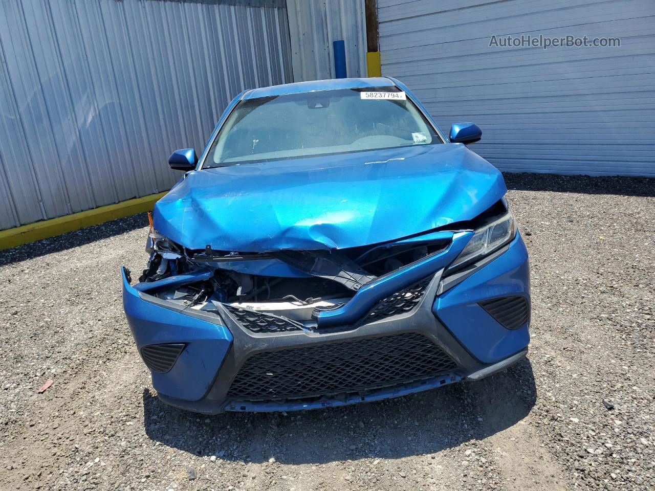 2019 Toyota Camry L Blue vin: 4T1B11HK5KU240024