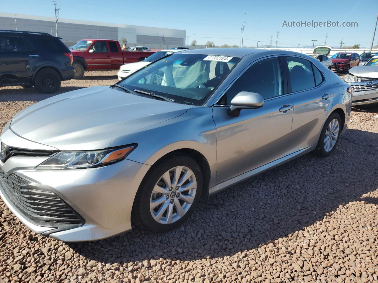 2019 Toyota Camry L Silver vin: 4T1B11HK5KU241058