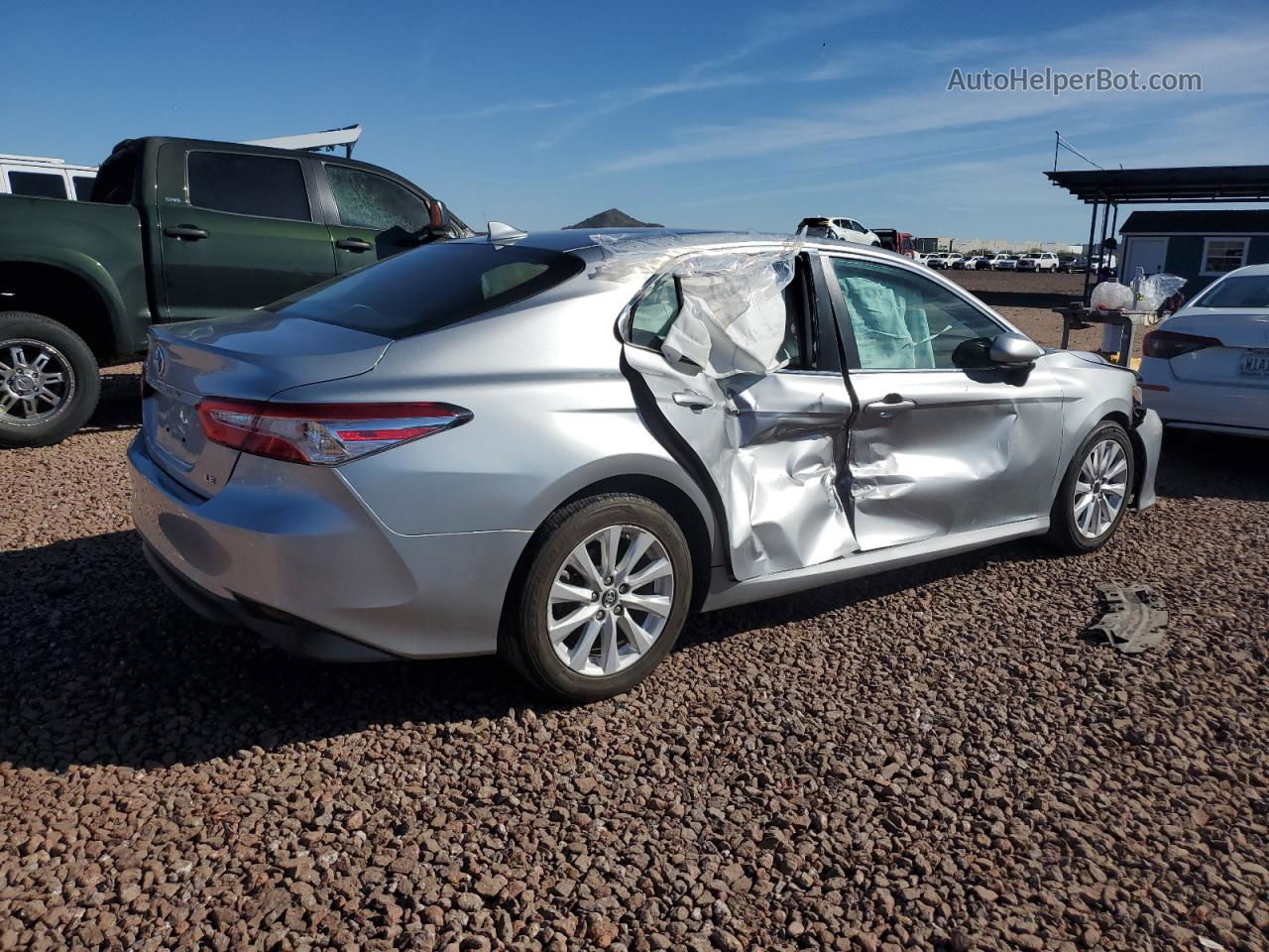 2019 Toyota Camry L Silver vin: 4T1B11HK5KU241058