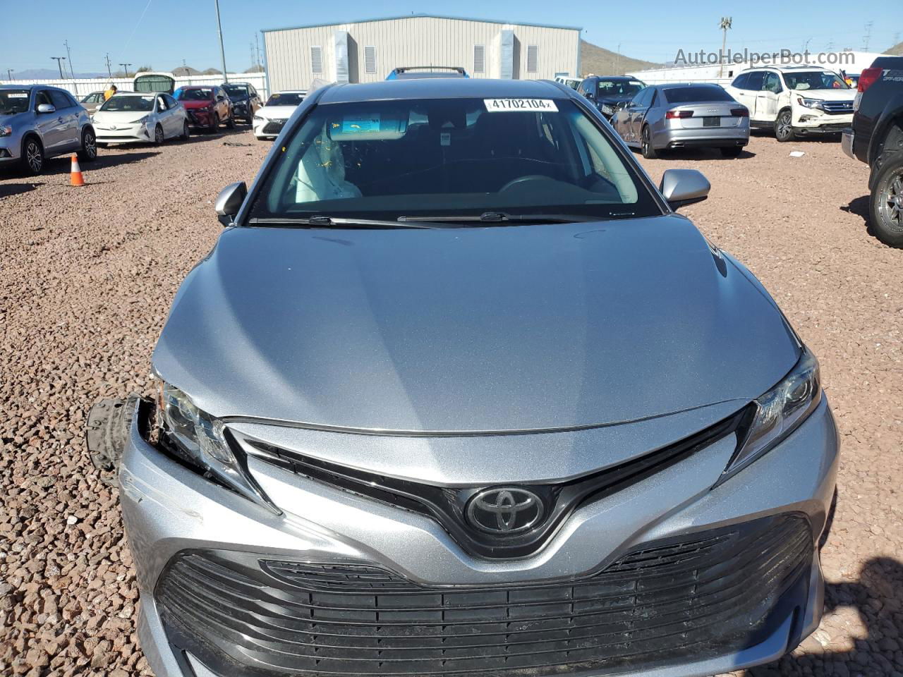 2019 Toyota Camry L Серебряный vin: 4T1B11HK5KU241058