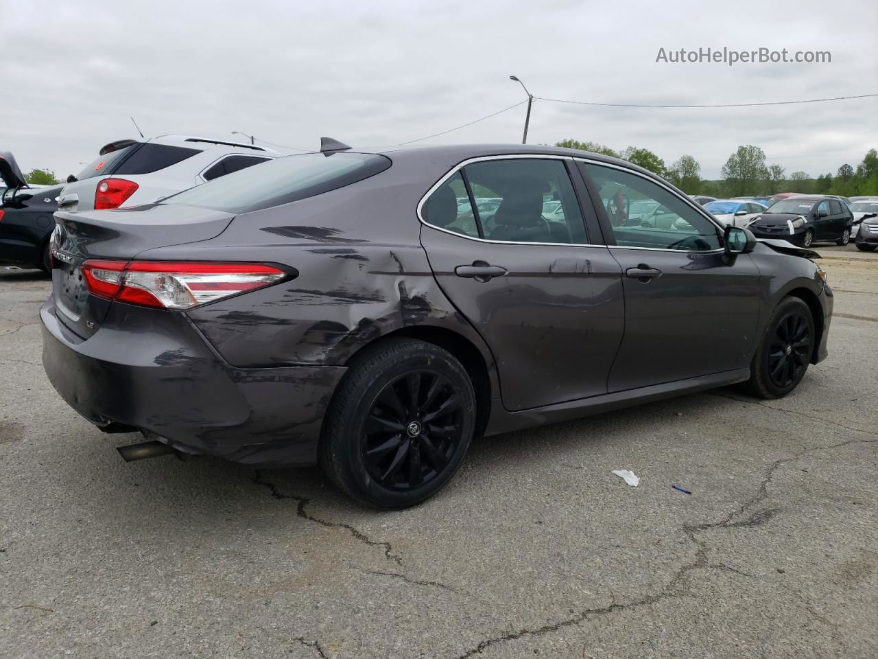 2019 Toyota Camry L Угольный vin: 4T1B11HK5KU243909