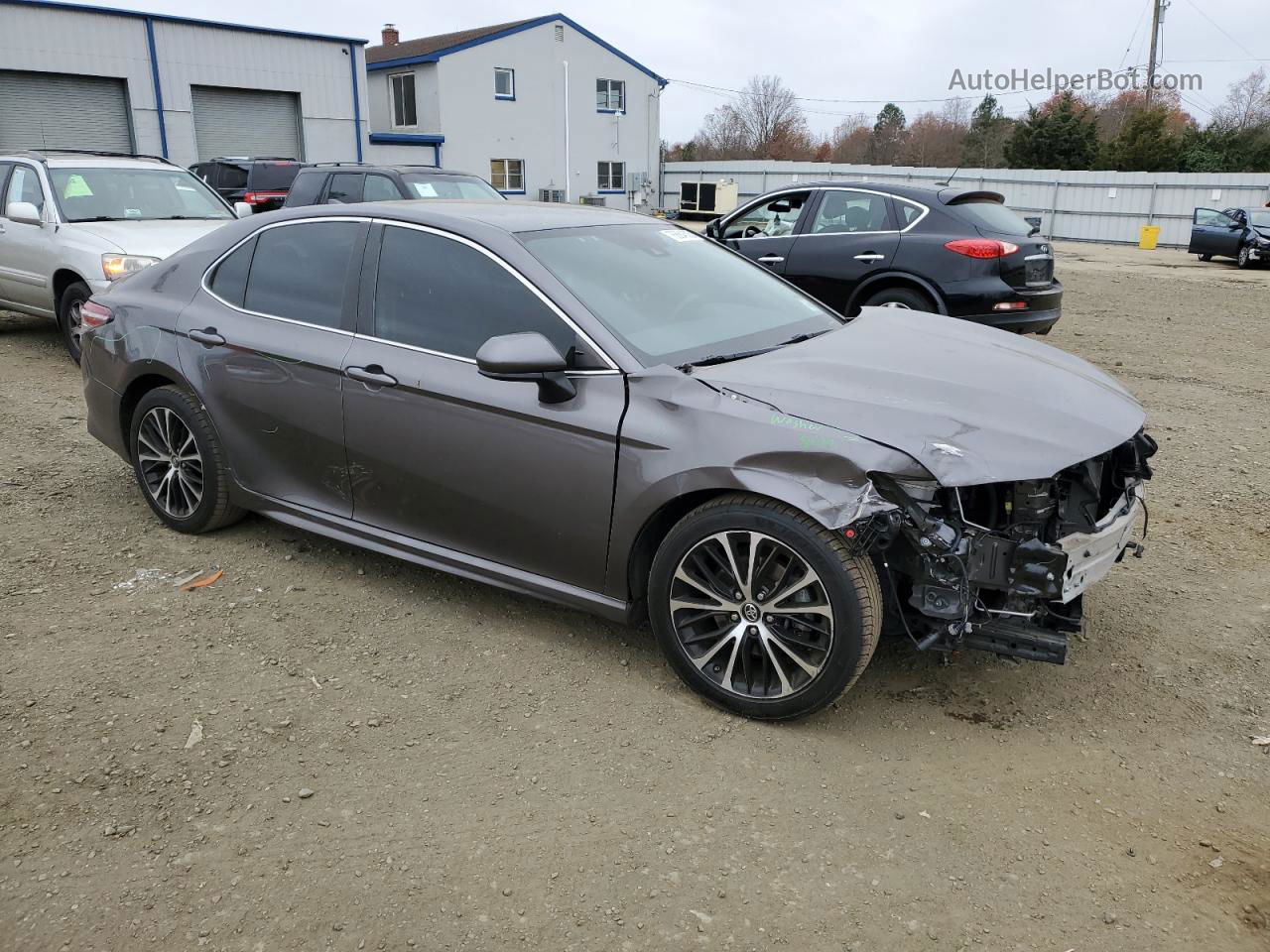 2019 Toyota Camry L Серый vin: 4T1B11HK5KU254490