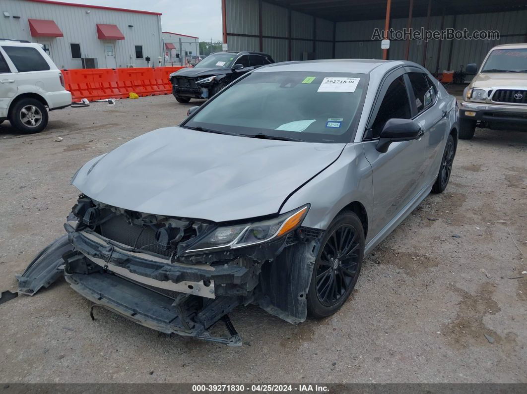 2019 Toyota Camry Se Gray vin: 4T1B11HK5KU255204