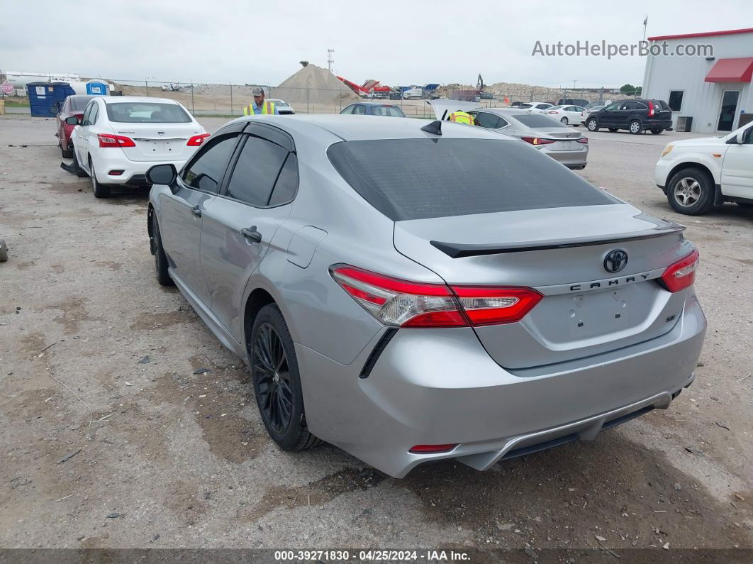 2019 Toyota Camry Se Gray vin: 4T1B11HK5KU255204