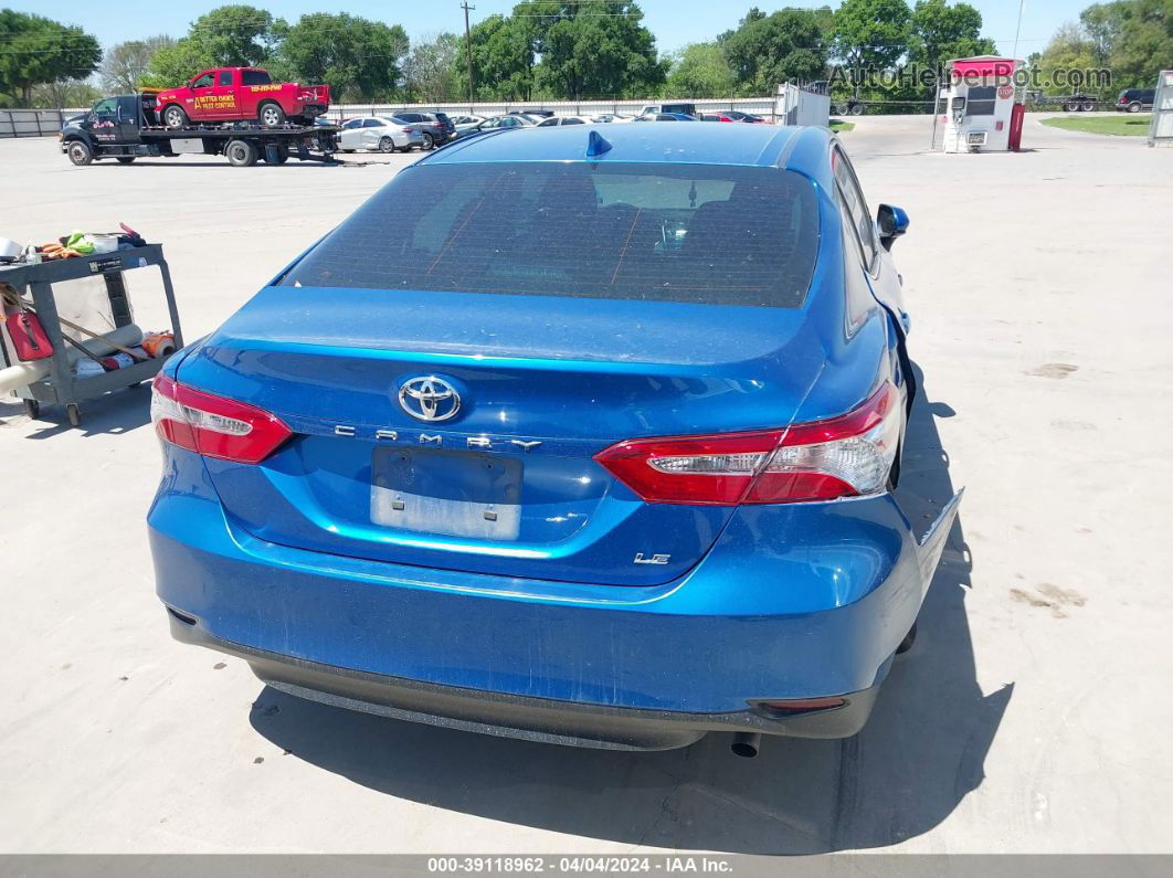 2019 Toyota Camry Le Blue vin: 4T1B11HK5KU271547