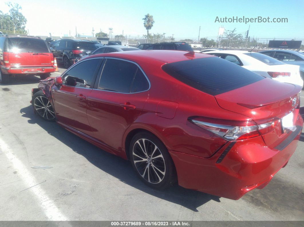 2019 Toyota Camry Le/se/xle/l Red vin: 4T1B11HK5KU284993