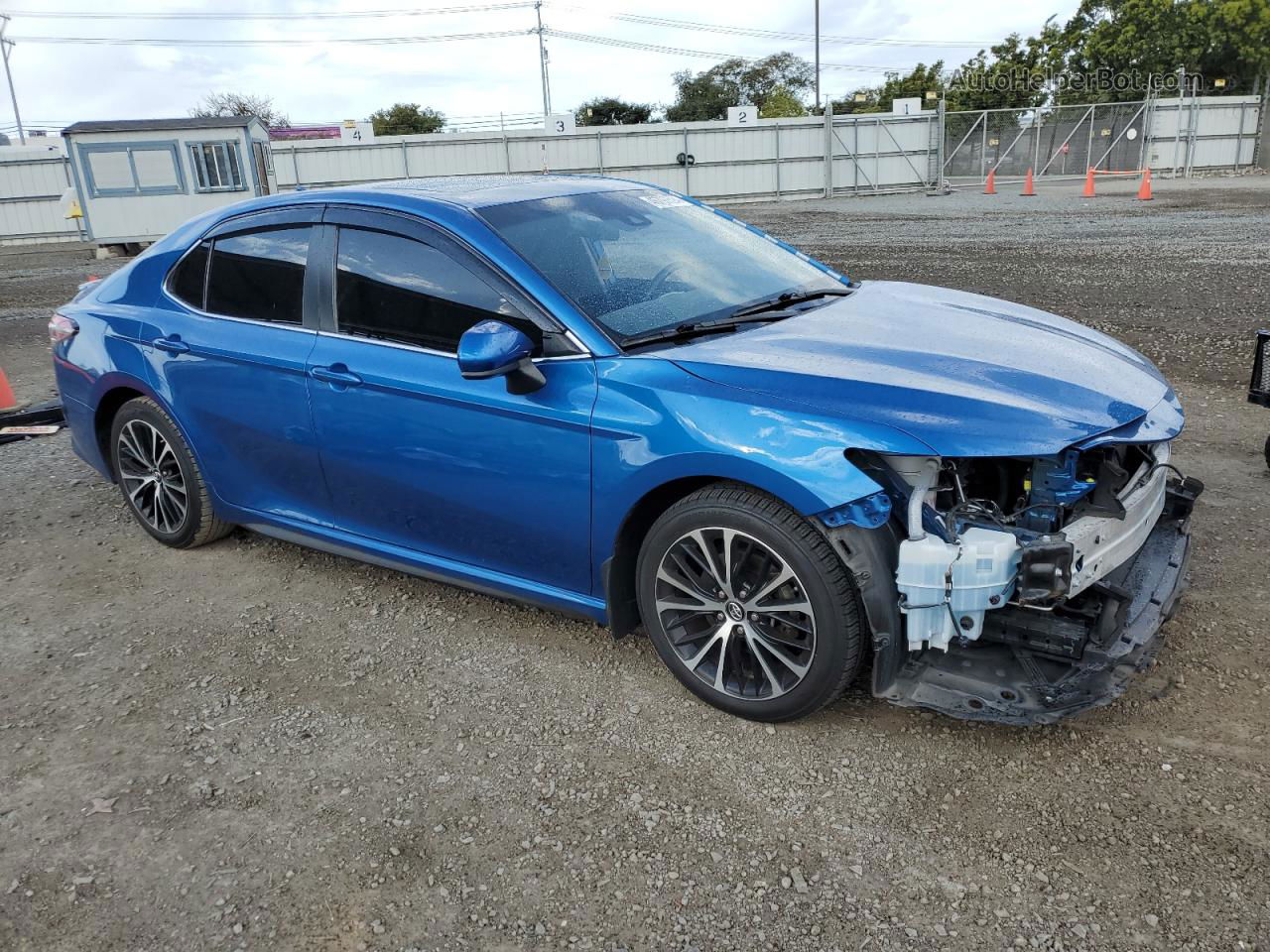 2019 Toyota Camry L Blue vin: 4T1B11HK5KU293211