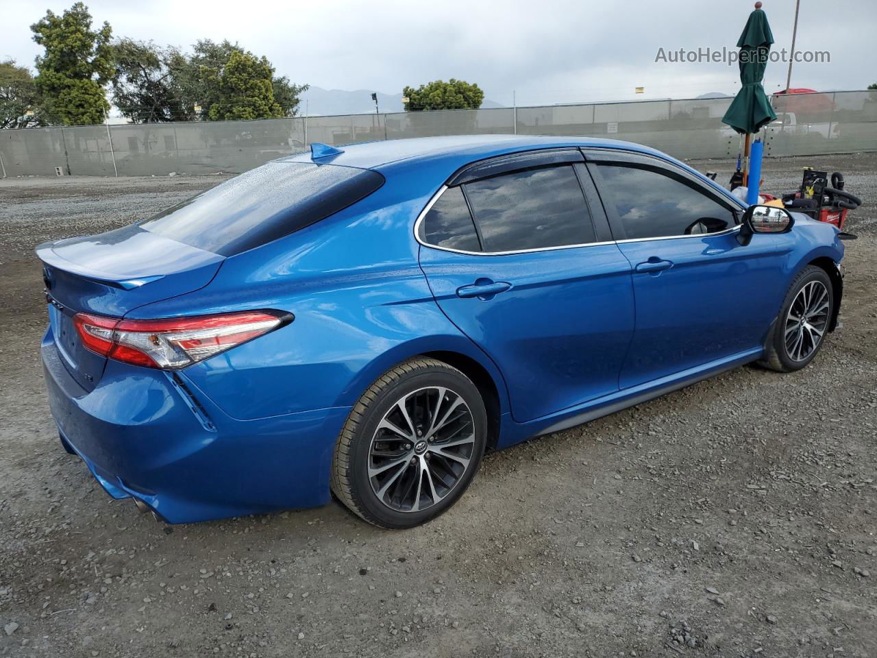 2019 Toyota Camry L Blue vin: 4T1B11HK5KU293211