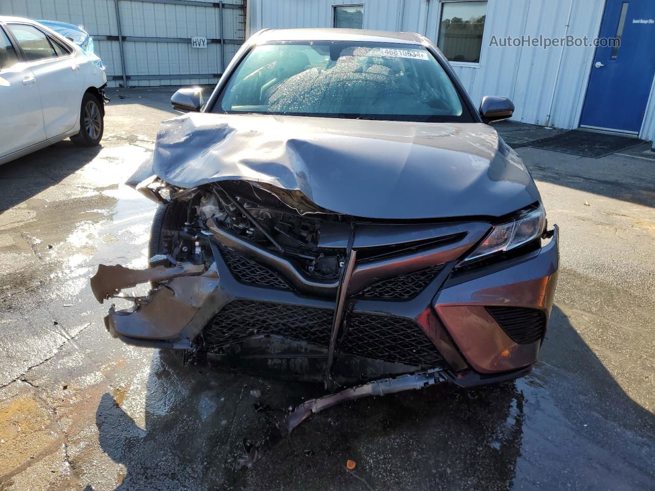 2019 Toyota Camry L Gray vin: 4T1B11HK5KU694273