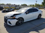 2019 Toyota Camry L White vin: 4T1B11HK5KU695293