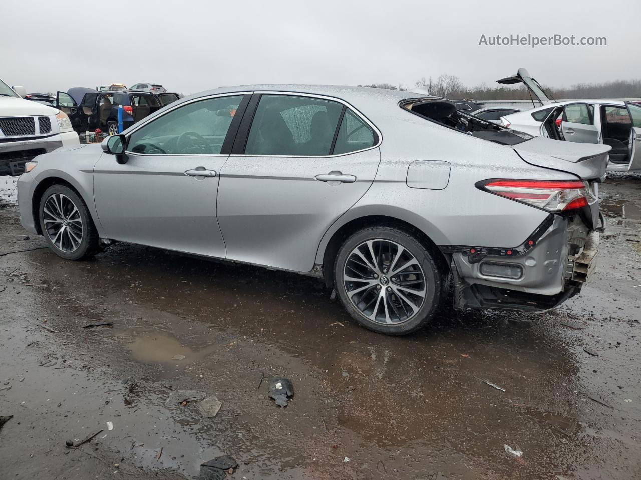 2019 Toyota Camry L Gray vin: 4T1B11HK5KU697089