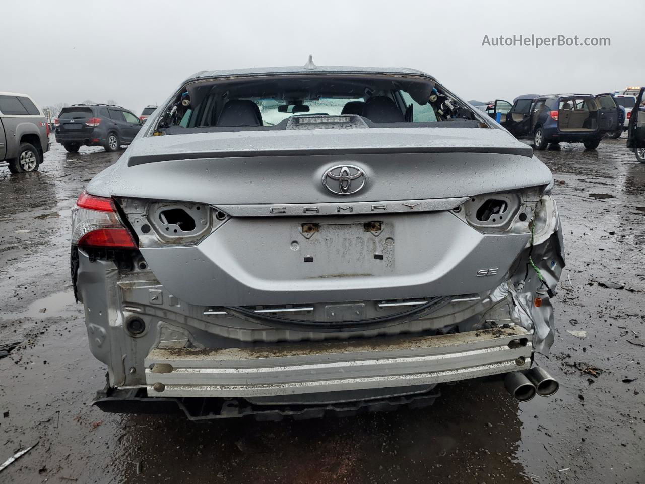 2019 Toyota Camry L Серый vin: 4T1B11HK5KU697089