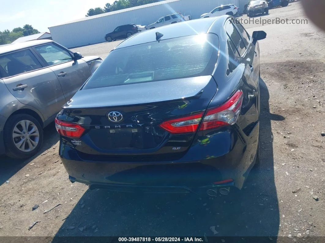 2019 Toyota Camry Se Blue vin: 4T1B11HK5KU697593