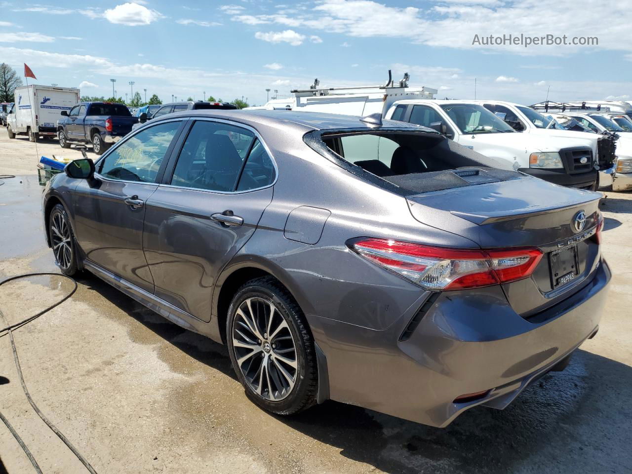 2019 Toyota Camry L Серый vin: 4T1B11HK5KU715736