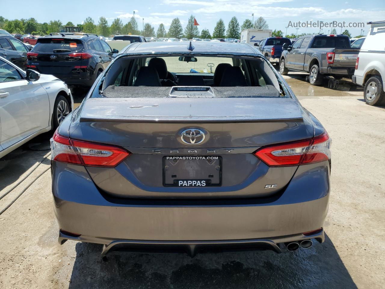 2019 Toyota Camry L Gray vin: 4T1B11HK5KU715736