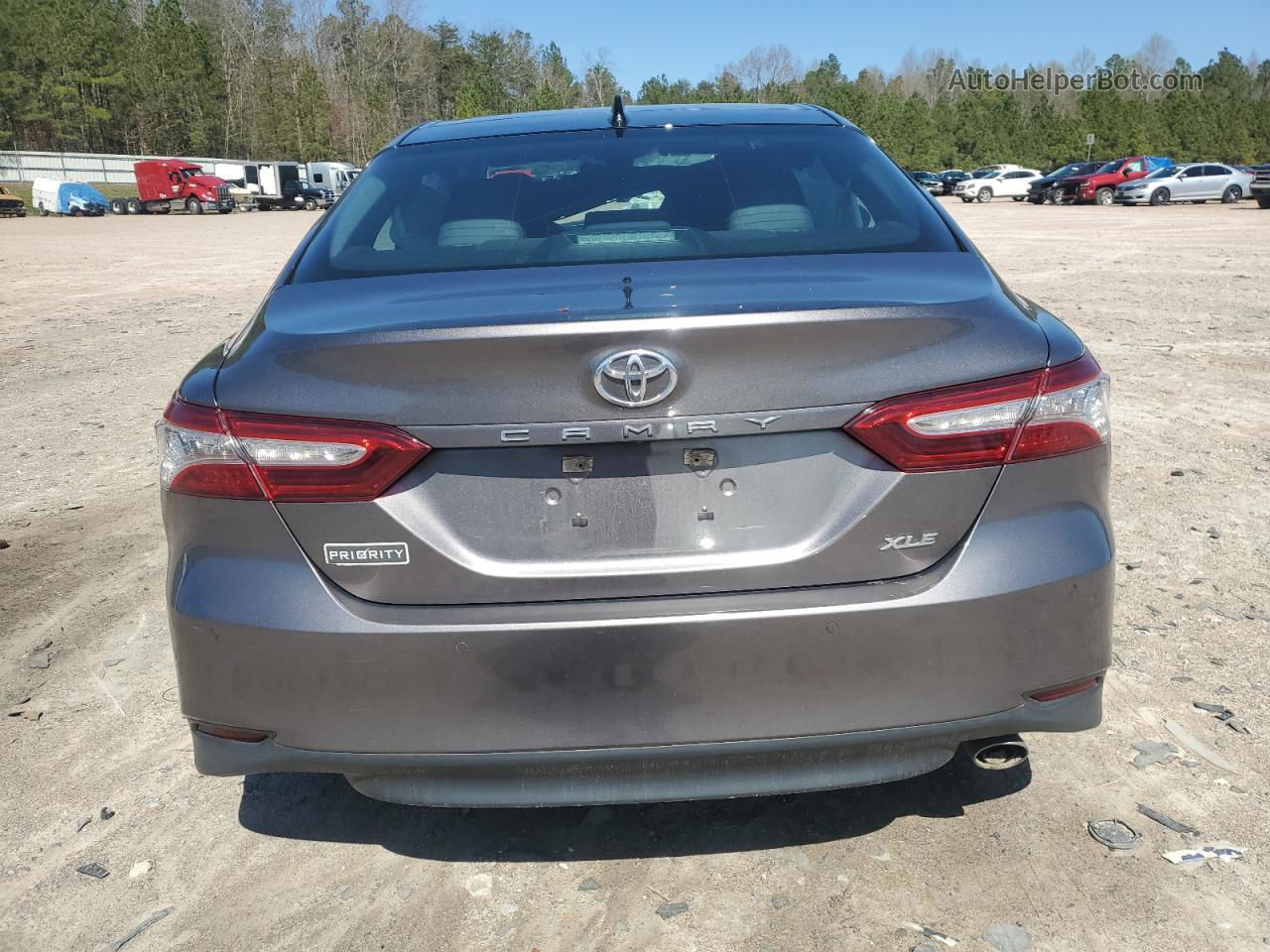 2019 Toyota Camry L Серый vin: 4T1B11HK5KU717535