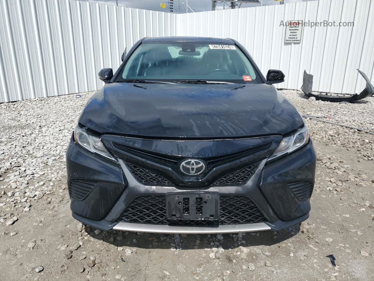 2019 Toyota Camry L Black vin: 4T1B11HK5KU726400