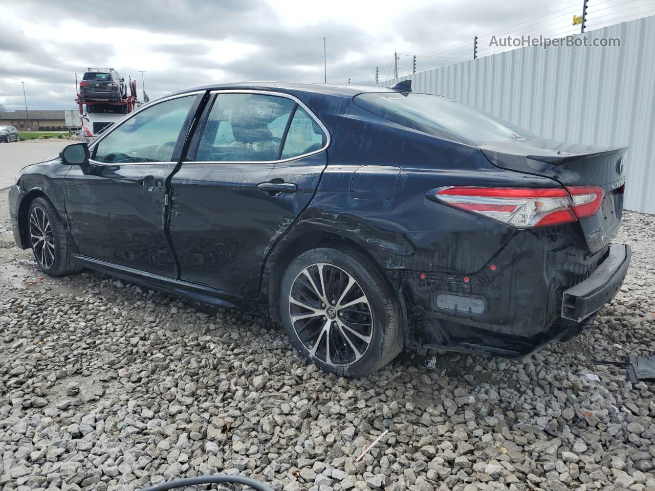 2019 Toyota Camry L Black vin: 4T1B11HK5KU726400