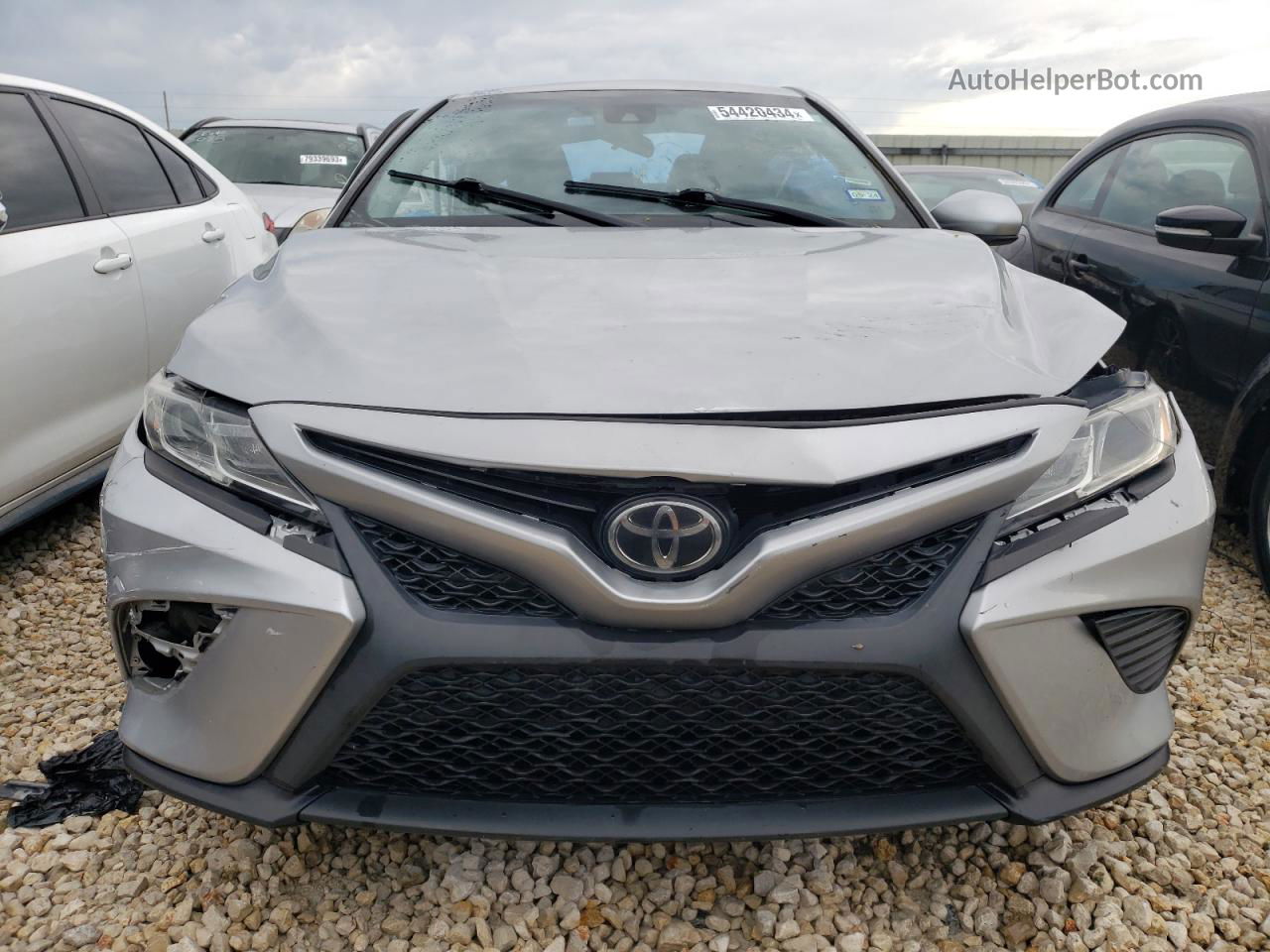 2019 Toyota Camry L Серебряный vin: 4T1B11HK5KU734058