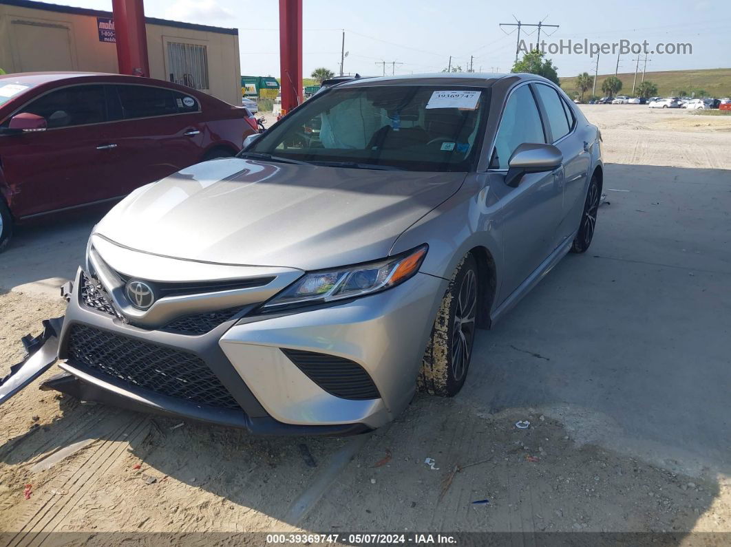 2019 Toyota Camry Se Silver vin: 4T1B11HK5KU740524