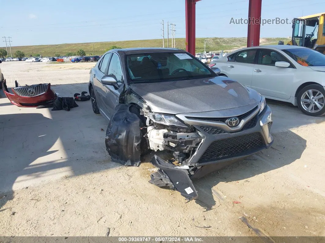 2019 Toyota Camry Se Silver vin: 4T1B11HK5KU740524