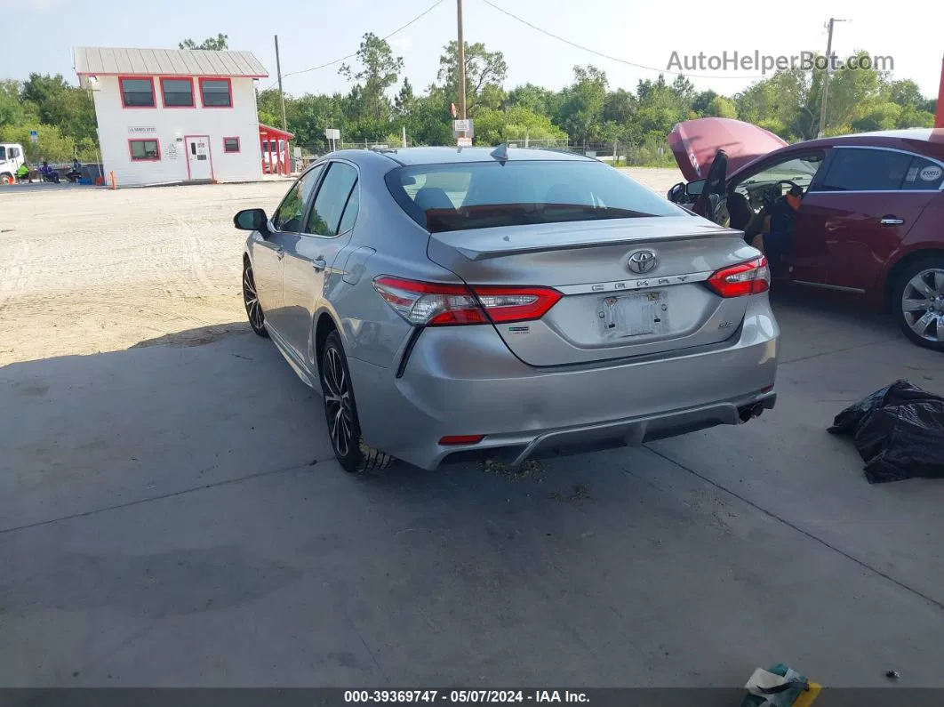 2019 Toyota Camry Se Silver vin: 4T1B11HK5KU740524