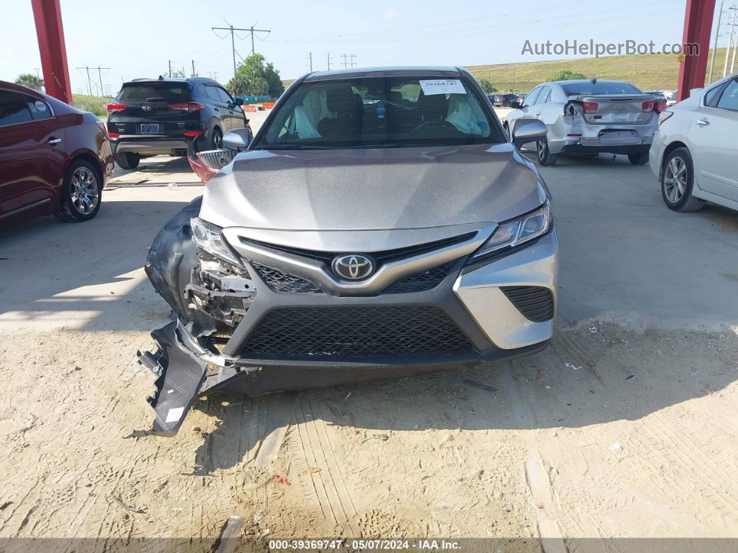 2019 Toyota Camry Se Silver vin: 4T1B11HK5KU740524