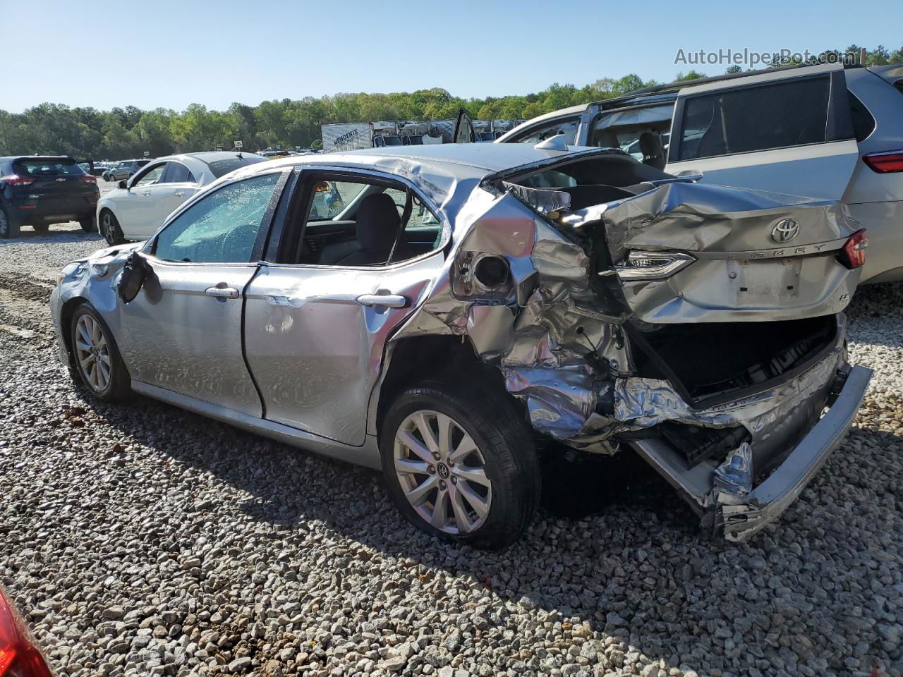 2019 Toyota Camry L Silver vin: 4T1B11HK5KU783597