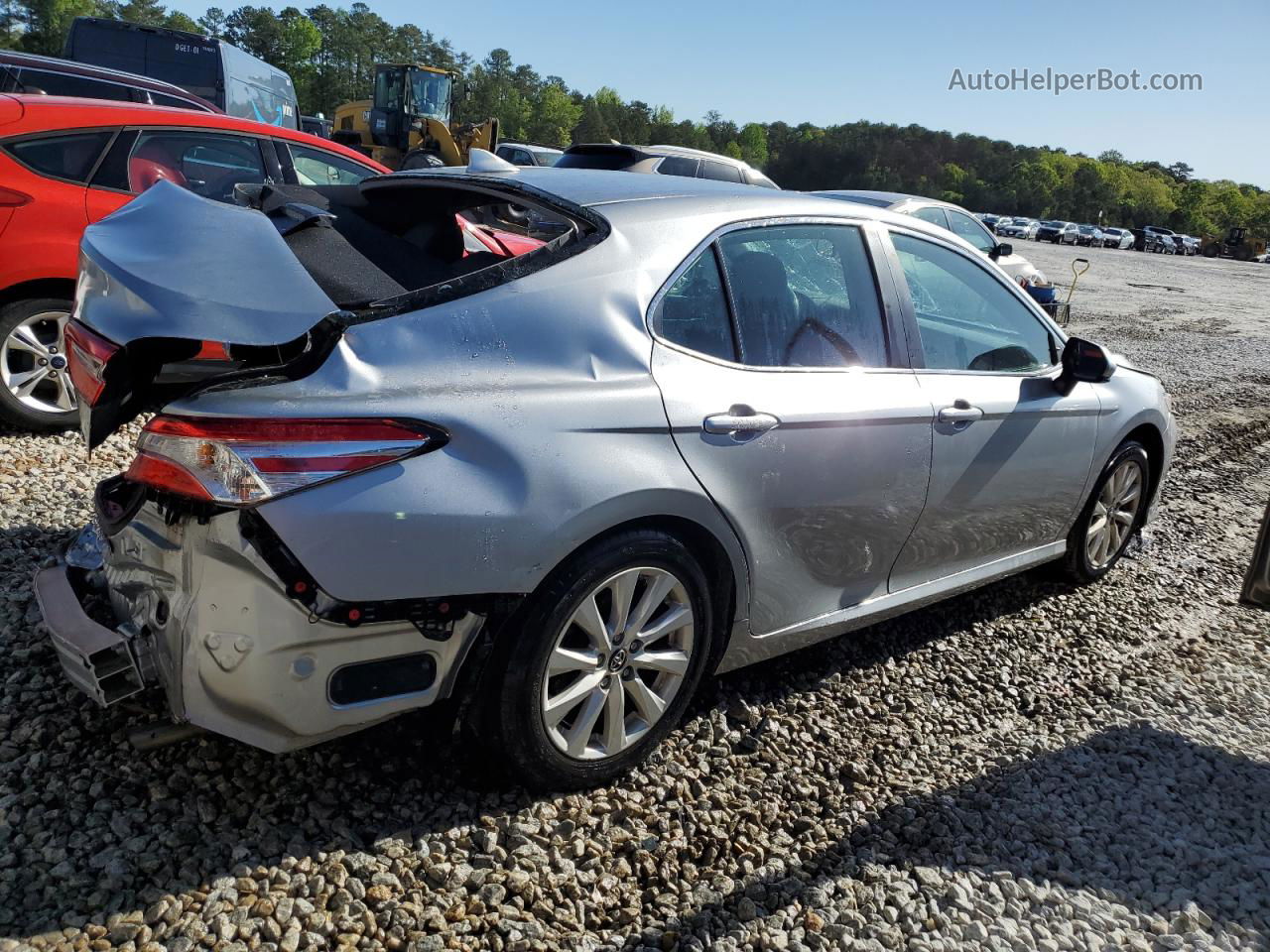 2019 Toyota Camry L Silver vin: 4T1B11HK5KU783597