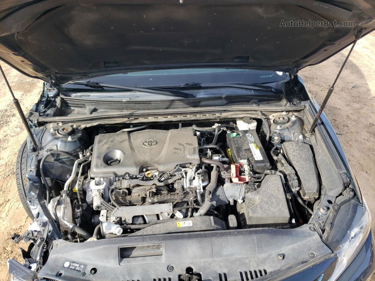 2019 Toyota Camry L Синий vin: 4T1B11HK5KU790081