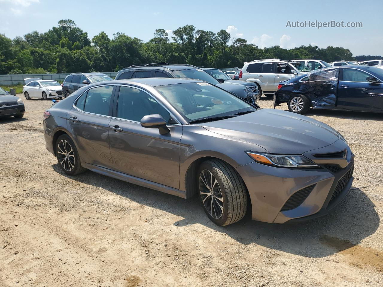 2019 Toyota Camry L Charcoal vin: 4T1B11HK5KU793627