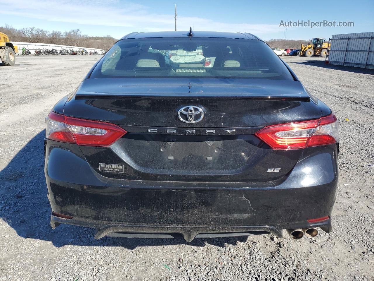 2019 Toyota Camry L Черный vin: 4T1B11HK5KU813357