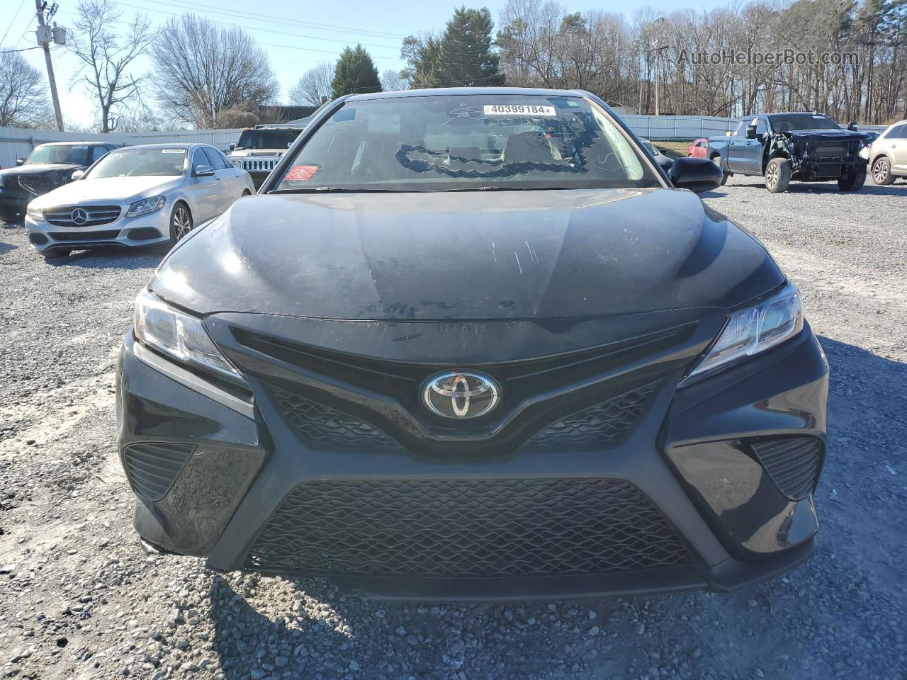 2019 Toyota Camry L Черный vin: 4T1B11HK5KU813357